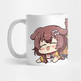 Inugami Korone Chibi Mug